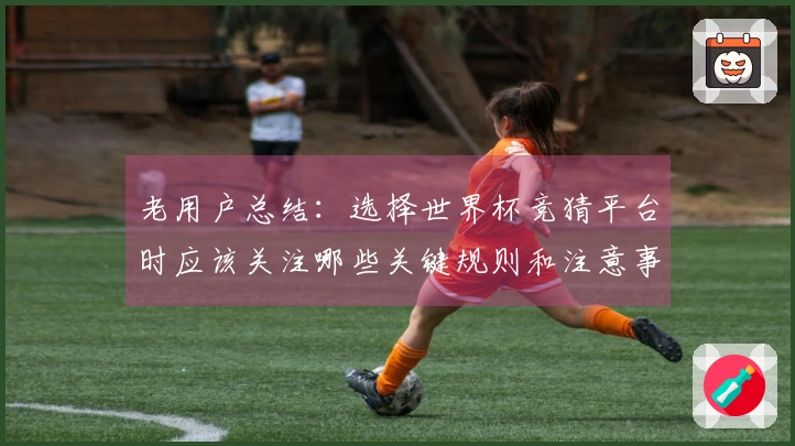 老用户总结：选择世界杯竞猜平台时应该关注哪些关键规则和注意事项