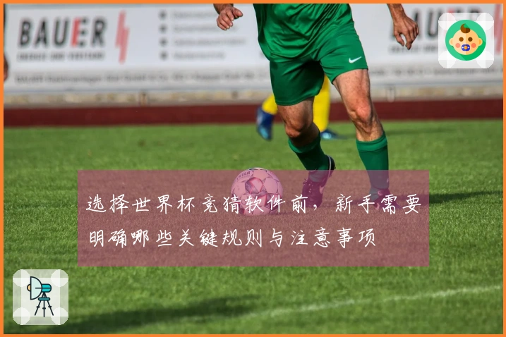 选择世界杯竞猜软件前，新手需要明确哪些关键规则与注意事项