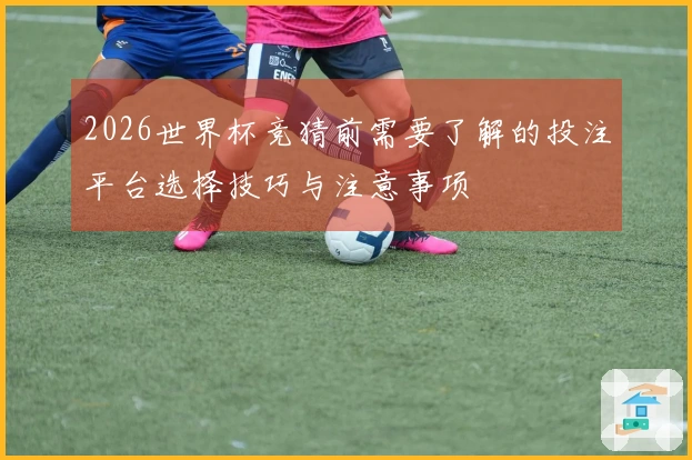 2026世界杯竞猜前需要了解的投注平台选择技巧与注意事项