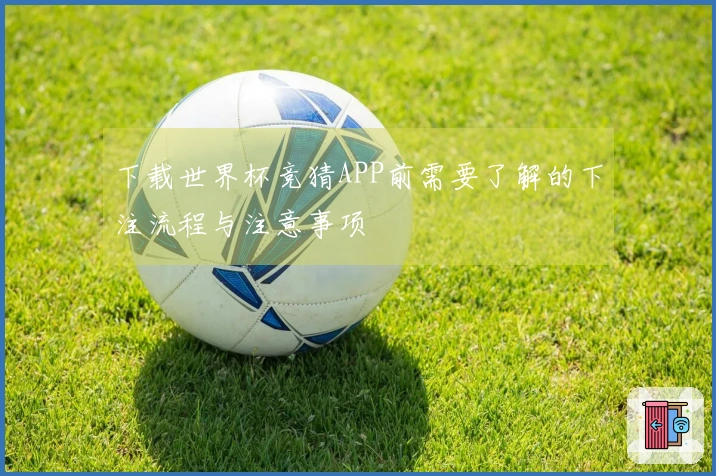 下载世界杯竞猜APP前需要了解的下注流程与注意事项
